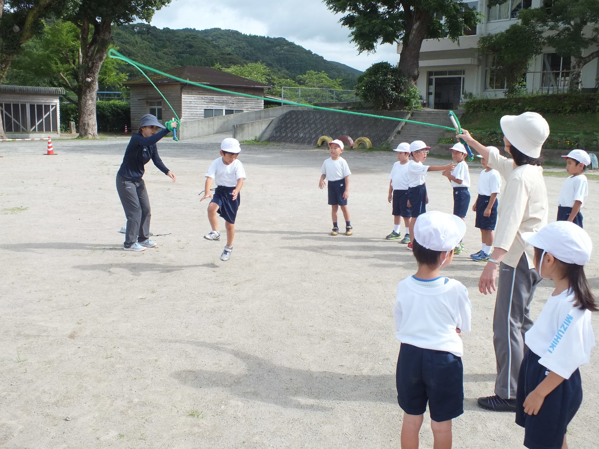 今年も 長縄エイトマン がんばるぞ みずひき